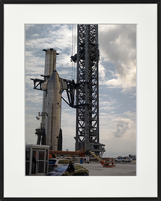 Starship Ship 4 Booster 20 \\ At the Launch Pad 420